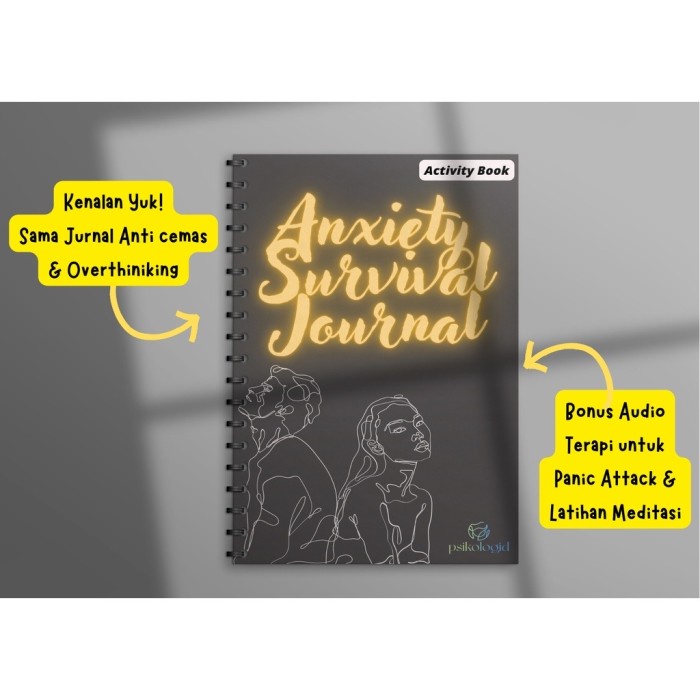 

✨NEW✨ - Anxiety Survival Journal - Jurnal Anti Cemas & Overthinking