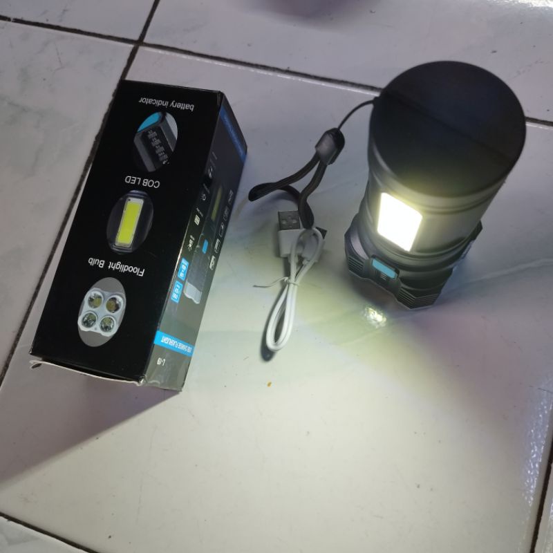 senter 4 mata dan cob led