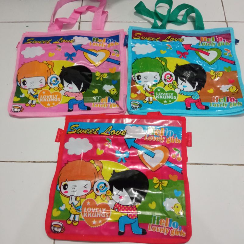 Tas plastik serbaguna / tas sabun / tas organizer / tas bekal