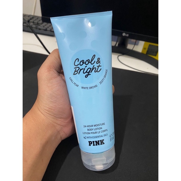 VS Victoria's Secret Pink Cool Bright 24 Hour Moisture Body Lotion 236ml Original Store SALE