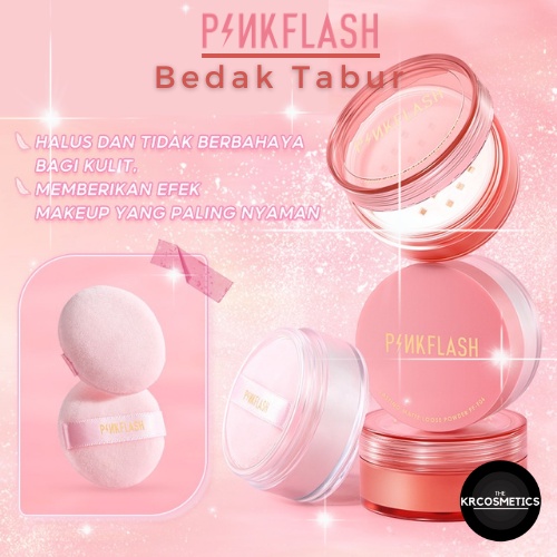 Pinkflash Oil Controller Translucent Loose Powder Special Style bedak tabur