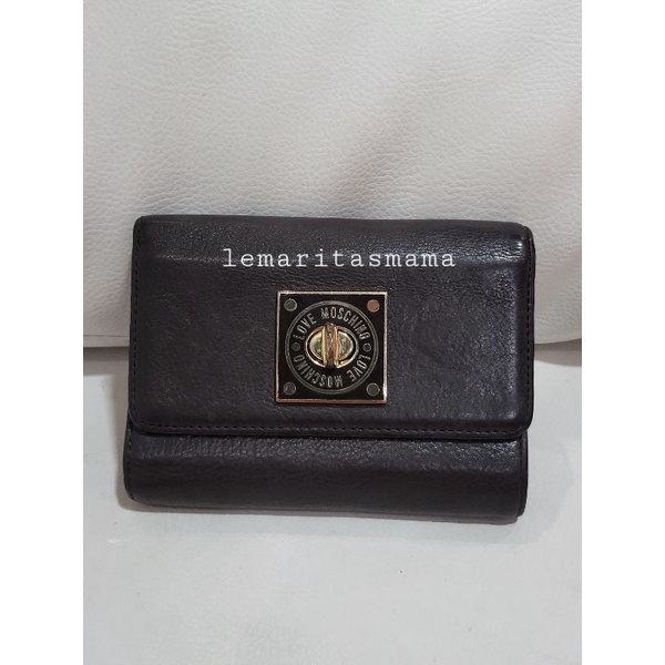 Love moschino wallet preloved