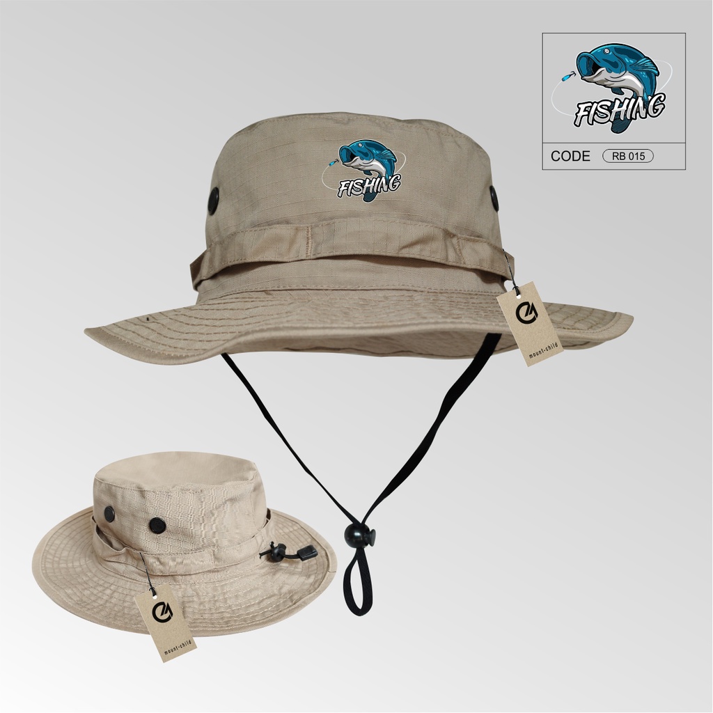 Topi Rimba Premium Original Brand Mountchild Apparel Logo Mancing