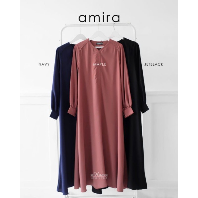 Gamis Amira by Al Hauraa - Gamis Amira Al Hauraa - Gamis Polos Al Hauraa - Gamis Fortaleza Al Hauraa