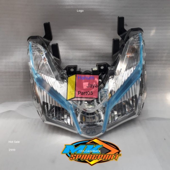 Reflektor Lampu Depan Yamaha Lexi 125 Original B3F-H4300-00