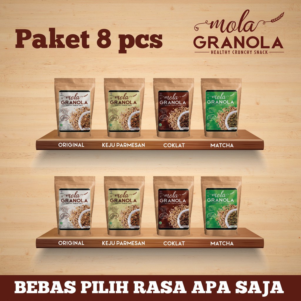 

8 pcs Mola Granola / muesli