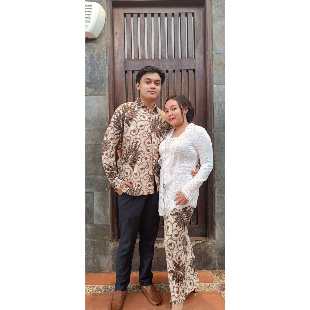 COUPLESET MOTIF BATIK LEA29 CREAM