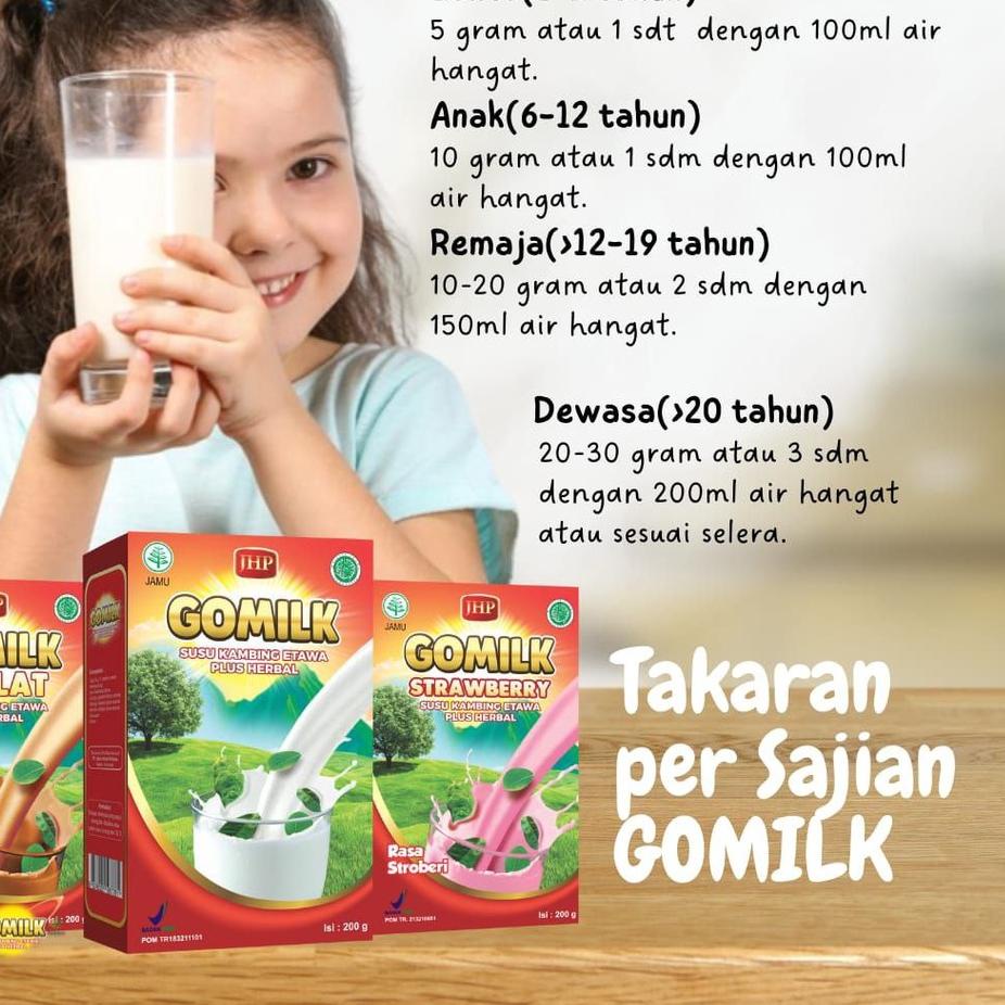 

✨11.11✨ (Bisa COD + GIFT) GOMILK Susu Kambing Etawa Plus Herbal Meningkatkan Nafsu Makan Berat Badan Anak Pelancar ASI Ibu Menyusui Nutrisi Ibu Hamil Atasi Maag Kronis Asam Lambung