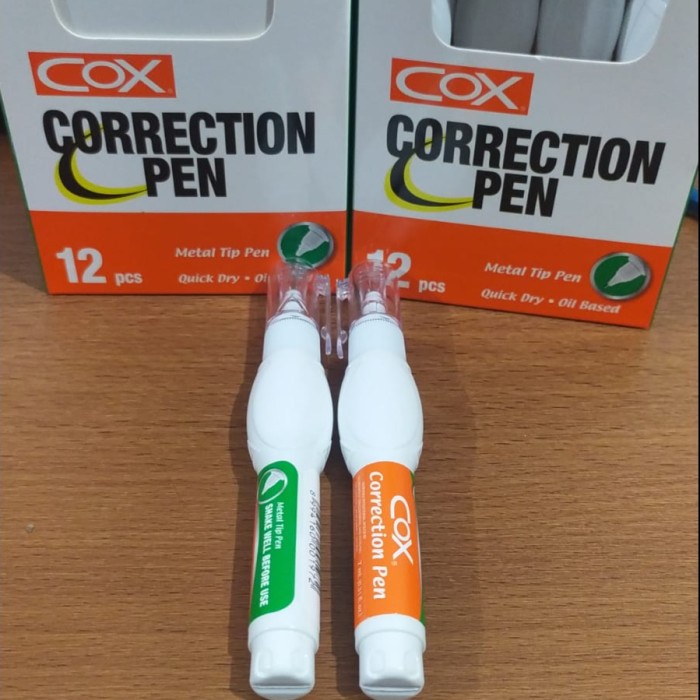 

TIP-X / STIPO / CORRECTION PEN COX