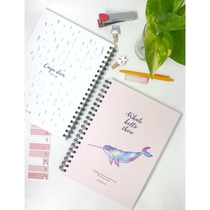 

Pad Buku Tulis Notebook Spiral Index B5 Ikan Paus