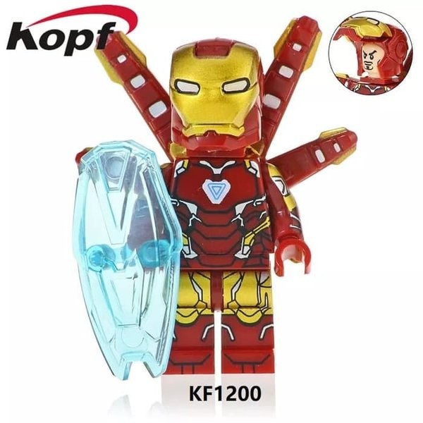 Lego Ironman Mark 85 Minifigure Hero Hawkeye Antman Spiderman Kai Nya Cole