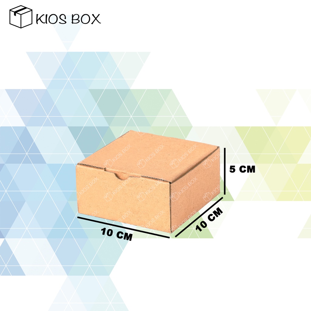 

Kardus Polos Box Die Cut 10x10x5