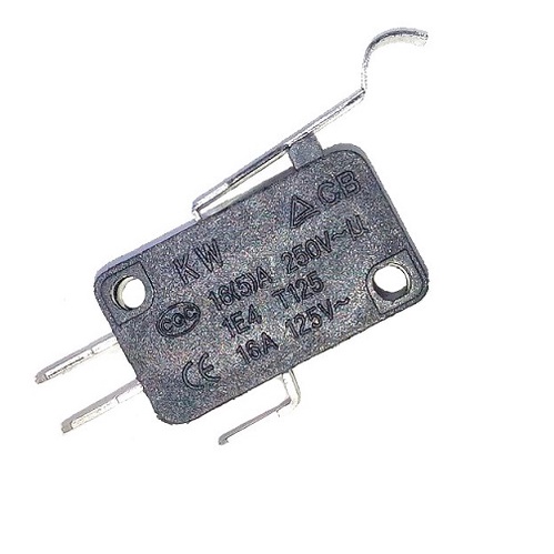 BA-23C2 Micro Limit Switch Besar KW 7-5 16A 125VAC 16(5)A 250V Gagang Tuas Lengkung NC NO COM Momentary