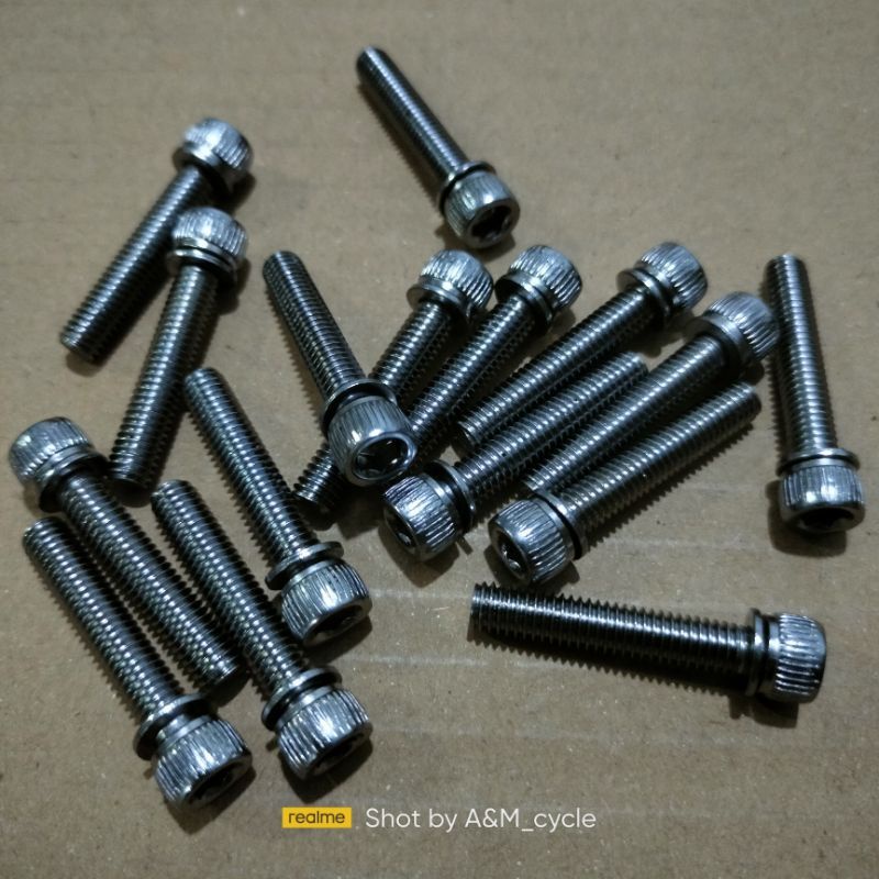 Baut top cap sepeda baut tutup stem sepeda baut starnut mtb