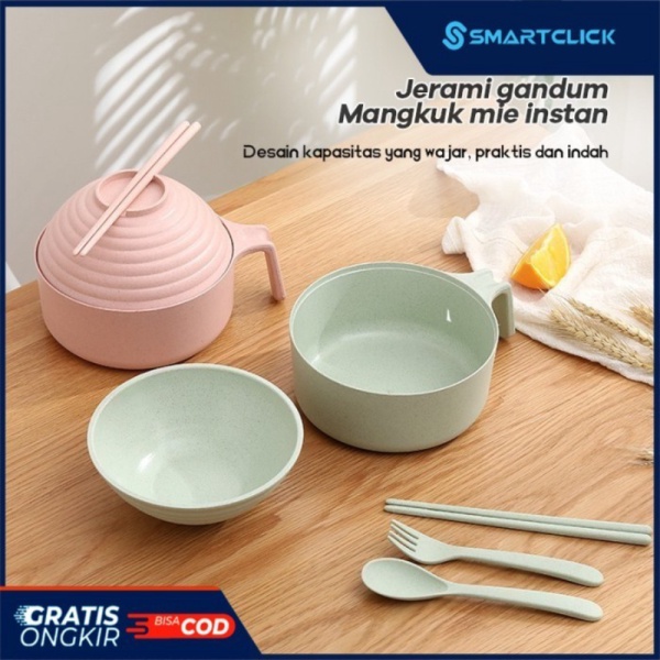 

Mangkok Berkualitas Dijual Straw Makan Mangkuk Wheat Set Bowl Gagang Jerami Makan Alat