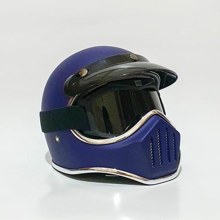 HELM CAKIL CUSTOM WARNA NAVY DOFF