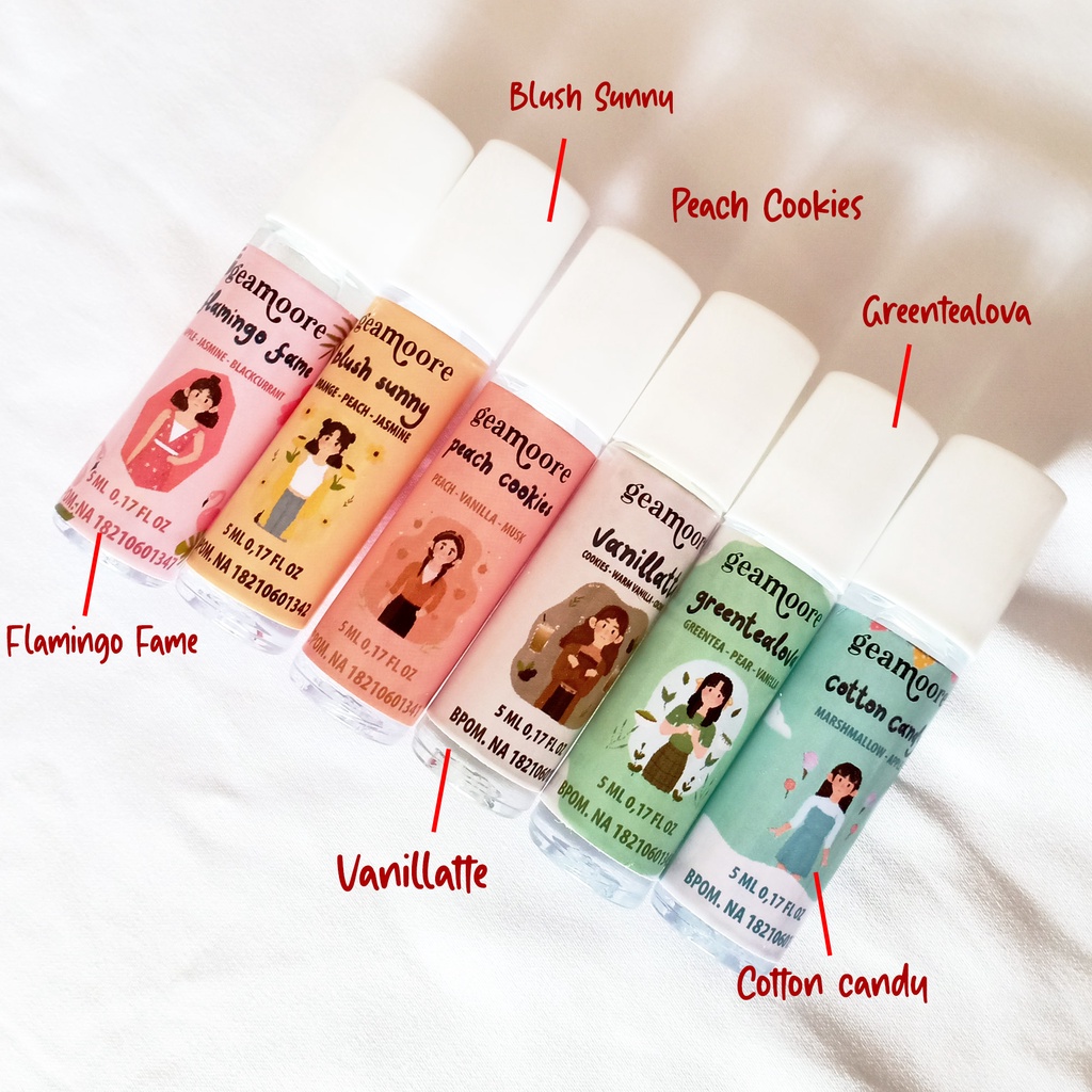 Parfum Geamoore Addicted Series Roll On Inspired Parfume Geamore Tahan Lama Farfum Murah Perfume Unisex