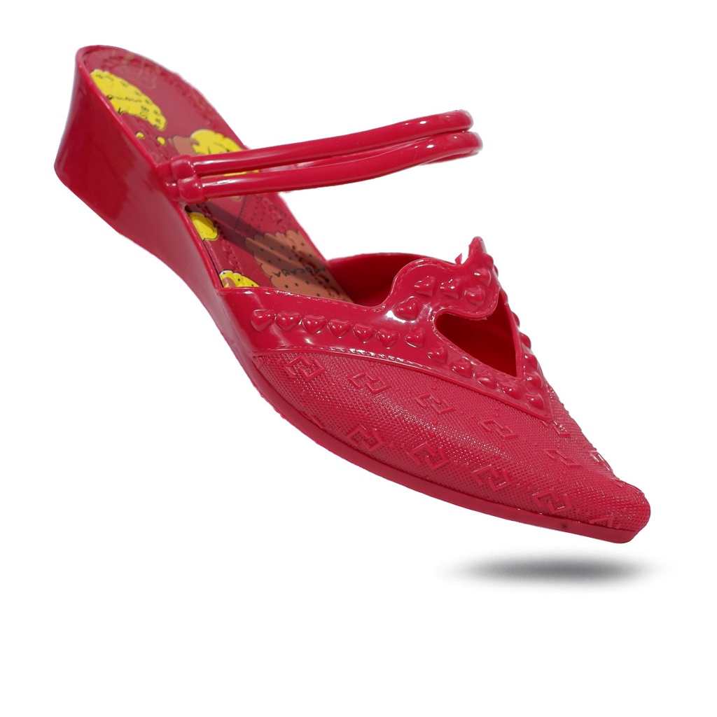 Sepatu tali let belakang jelly anak perempuan original selop balet import anak-anak cewek 8828 850 T 30-35