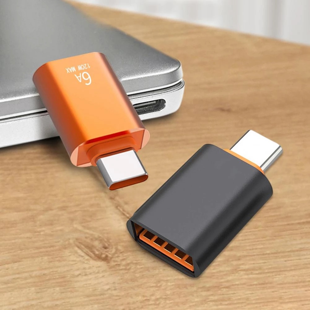 Adaptor OTG Tipe C Ke USB3.0/Konektor Dengan Indikator Untuk Handphone Kabel Data Male To Female Converter USB C Adapter