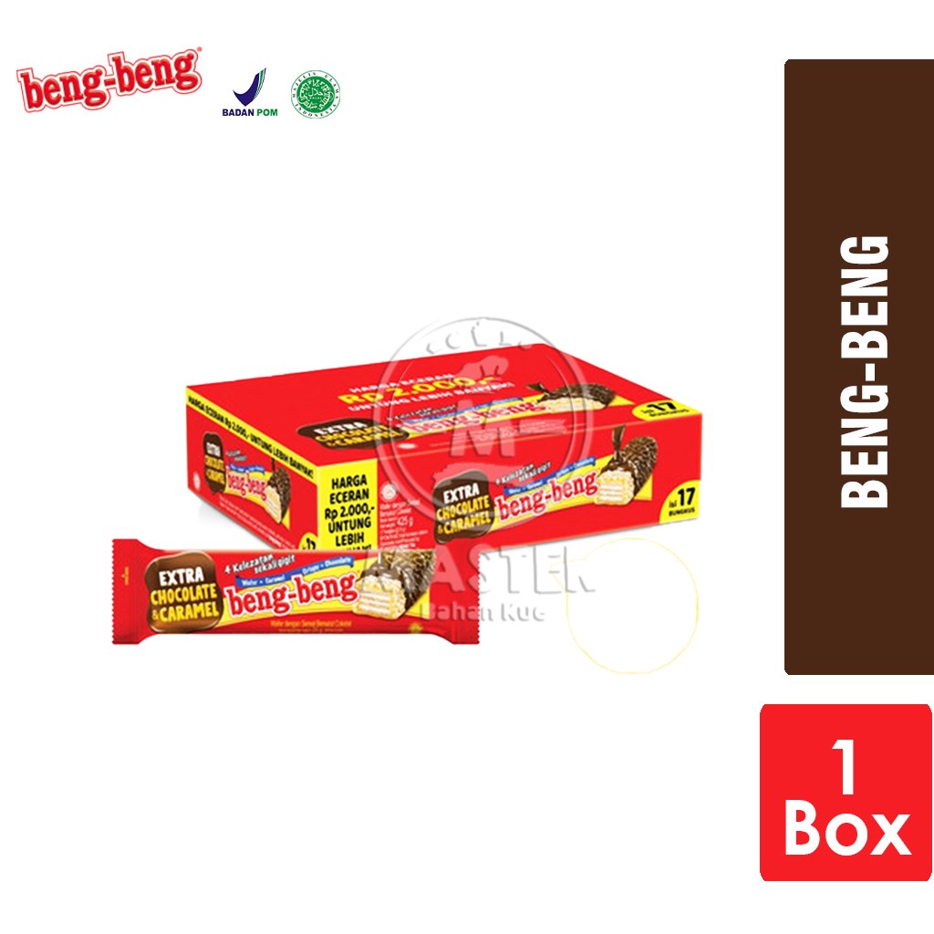 

Beng Beng Chocolate Wafer/ Extra Chocolate Caramel [25gr 1 Box]