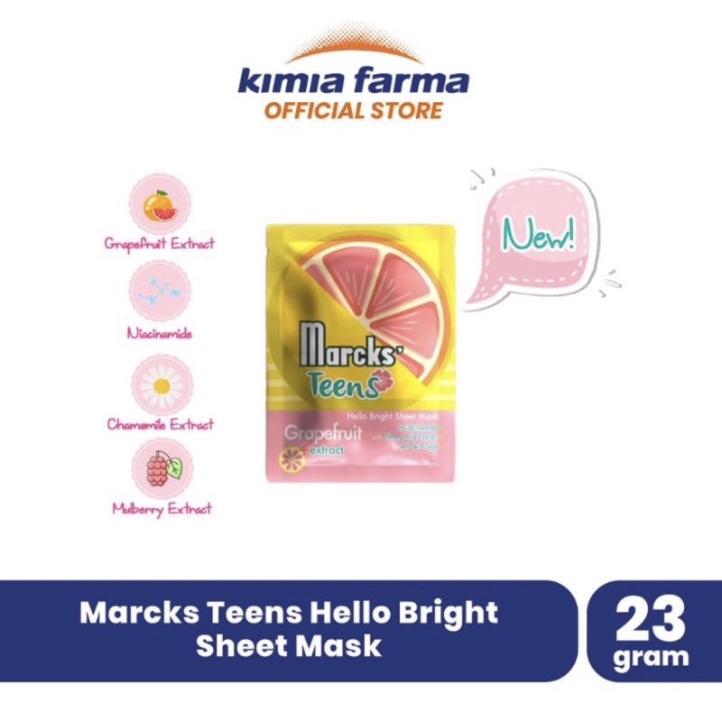 [NEW] Marcks Sheet Mask(masker wajah)