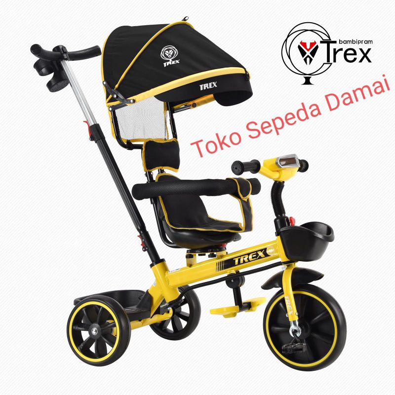 SEPEDA ANAK STROLLER RODA 3 TREX TERBARU TERMURAH