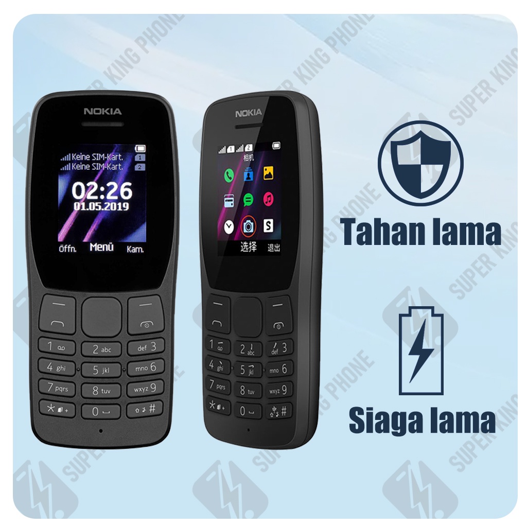 Super King  Handphone nokia 110 2019 dual sim hp nokia 110 dual sim