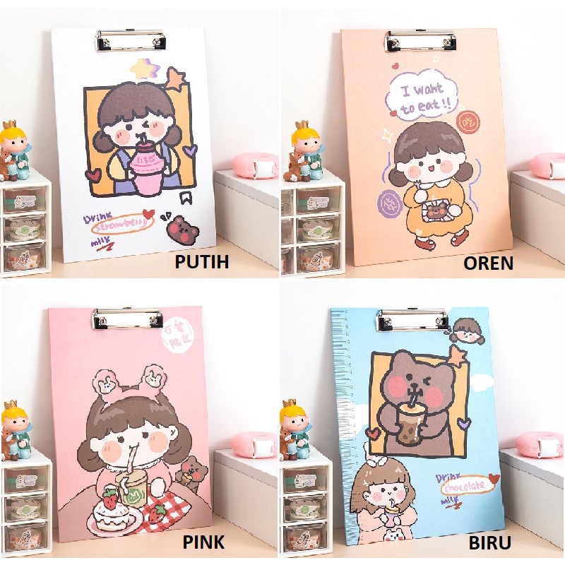 Clipboard A4 Papan Jalan Papan Ujian GMALL-ST0102