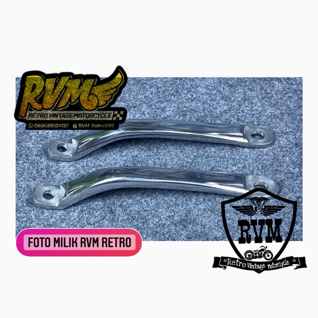 Jual Behel Jok Samping Rx King Chrome model Bpro Sepasang Begel samping