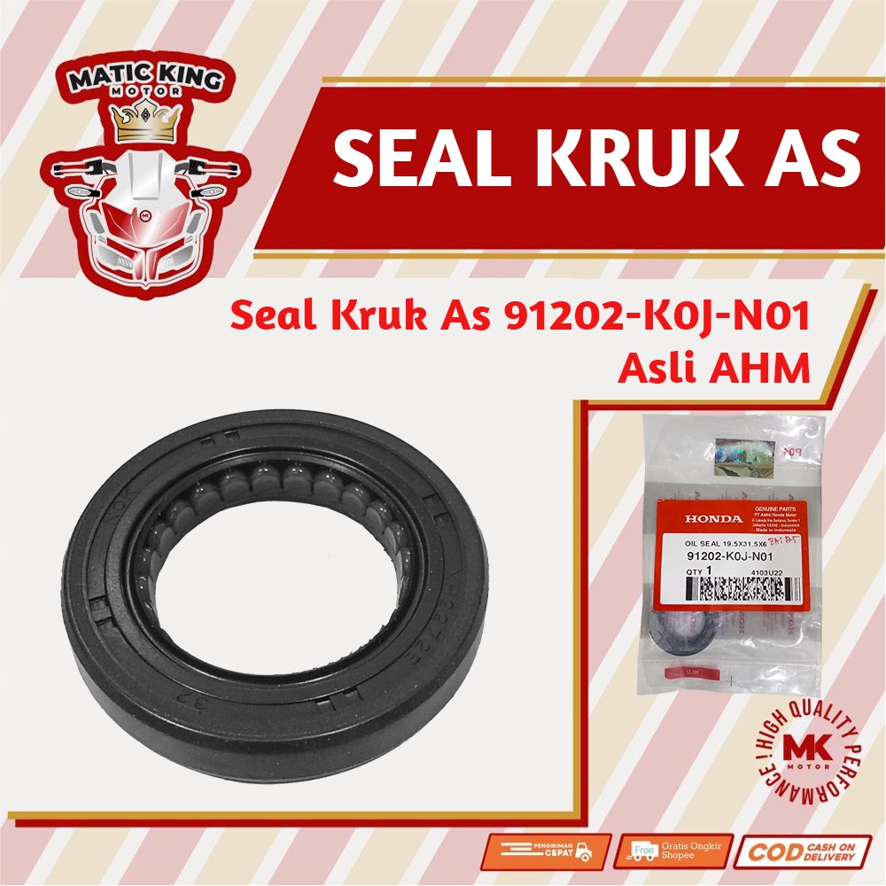 Oli Seal Sil kruk as Honda Genio Beat New Deluxe 91202-K0J-N01 asli AHM