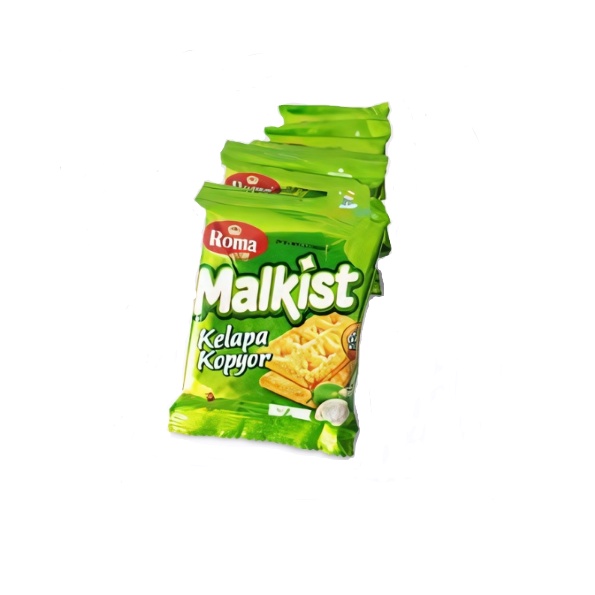 

ROMA MALKIST KELAPA KOPYOR SACHET / 1 PACK ISI 10 PCS