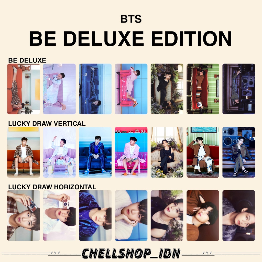 PHOTOCARD BTS BE DELUXE EDITION [UNOFFICIAL]