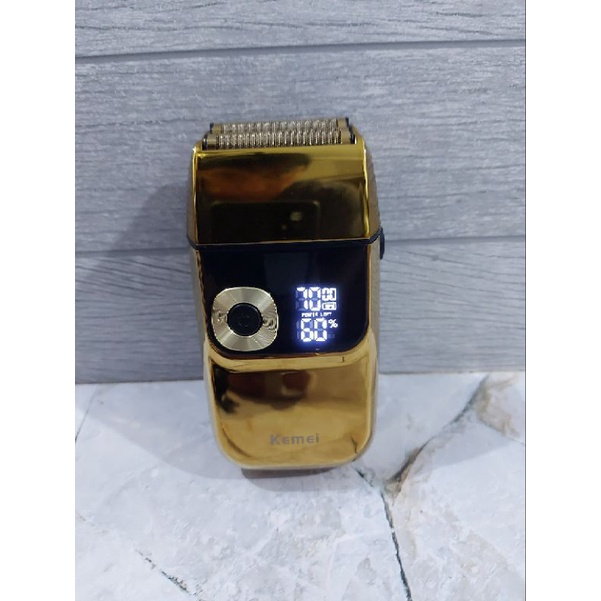 Alat Cukur Kumis Jenggot Electric Shaver Recharge Kemei Km 2028 ORIGINAL