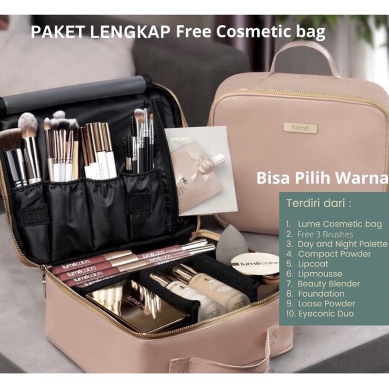 Lumecolors paket lengkap pouch
