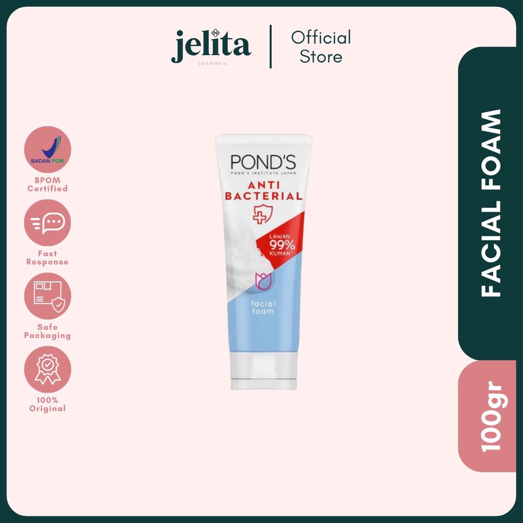 POND'S ANTI BACTERIAL FACIAL FOAM 100GR