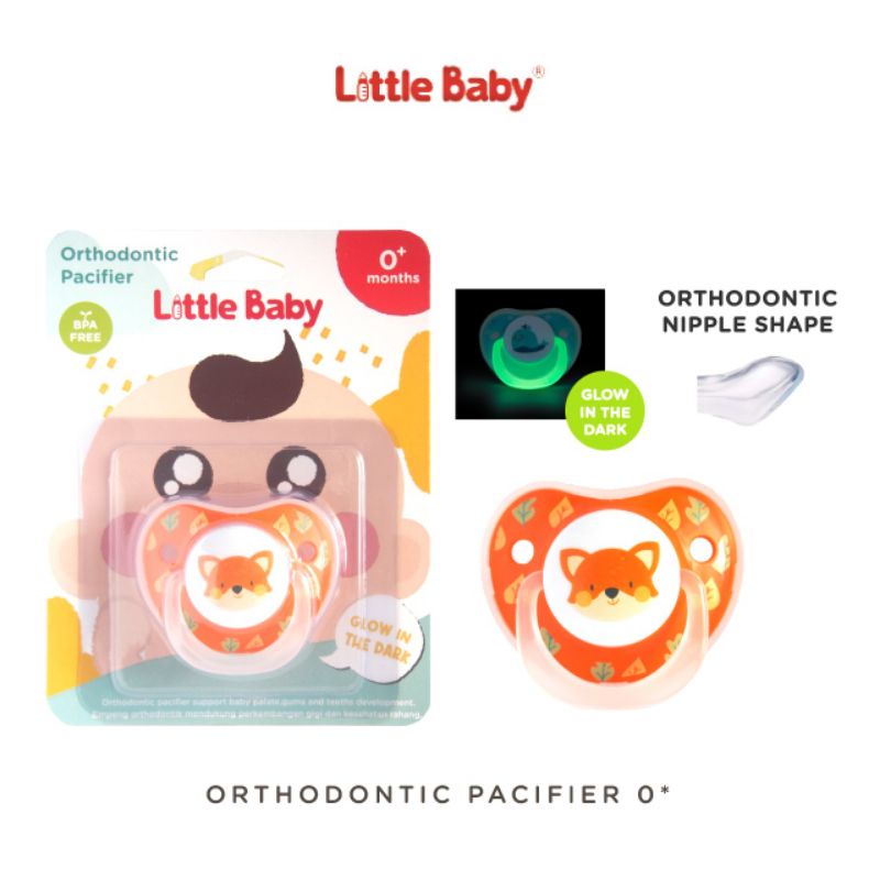 Orthodontic pacifier... empeng bayi 0+ ...Glow In the Dark