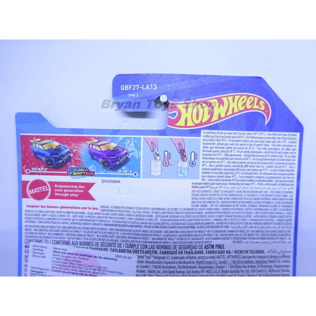 Hot Wheels Color Shifters Nitro Tailgater Biru