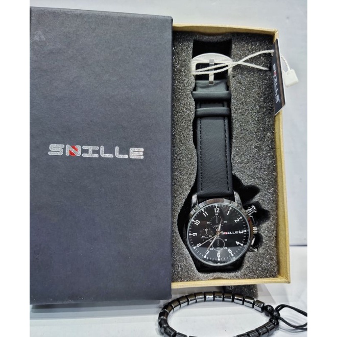 JAM TANGAN KULIT SNILLE 1023 G