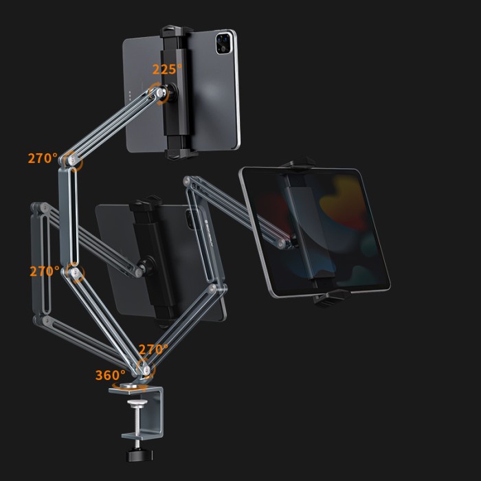 Colta T6 LazyPod Phone/Tablet Clip LongExtend Holder Bracket Aluminium