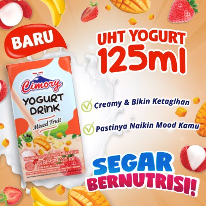 Cimory Yogurt Drink 125ml Starwberry/Mixed Fruit/Bluberry