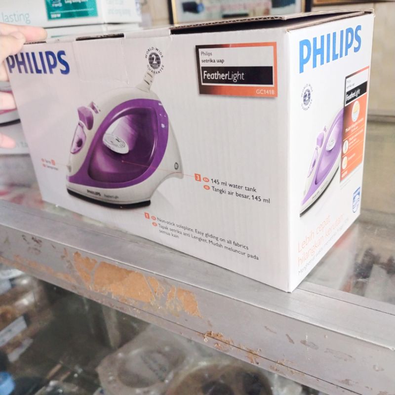 Setrika Uap Philips GC1418/35 Ungu