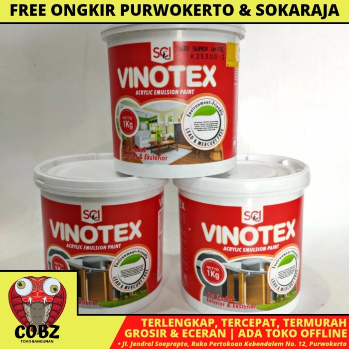 VINOTEX STANDARD CAT TEMBOK 1 KG
