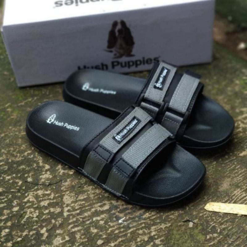 Sandal Hush Puppies Double Strap Unisex Sendal Selop Pria Wanita