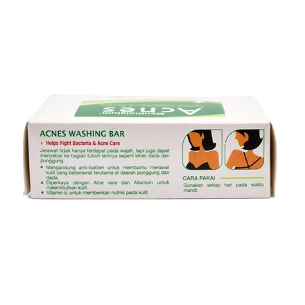 Acnes Washing Bar / Sabun Mandi Batang Penghilang Jerawat 80gr