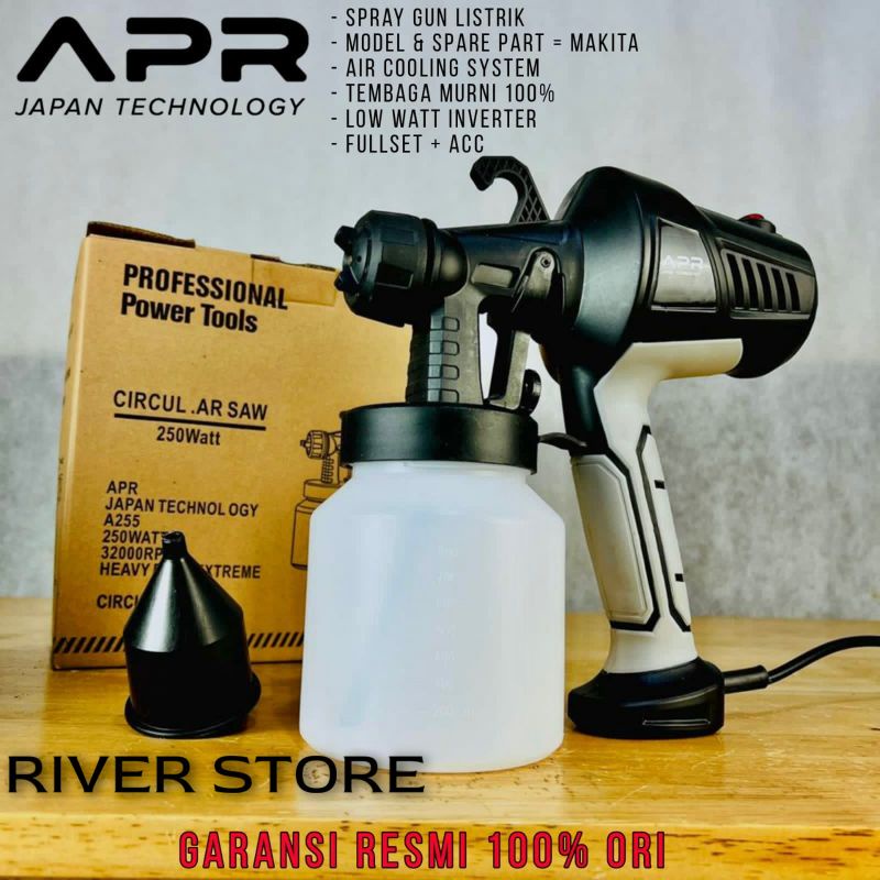 Mesin Spray Gun Listrik APR Japan Mesin Semprot Cat Minyak Dan Cat Tembok Ekonomis