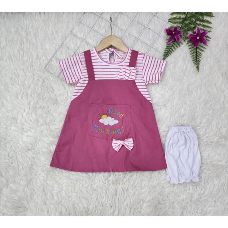 Baju bayi perempuan Set Dress baby girl