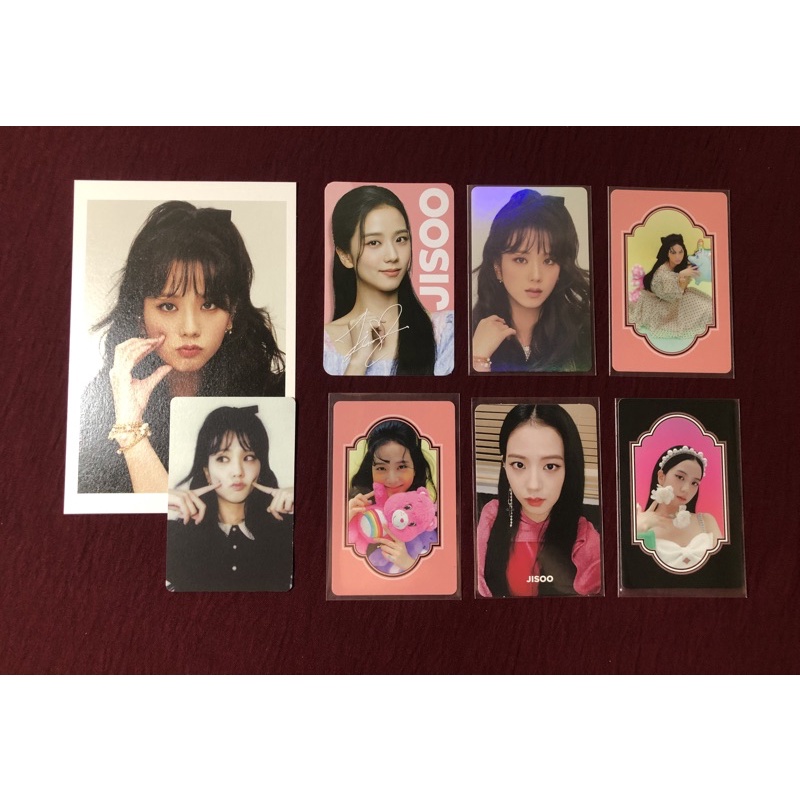 PHOTOCARD PC JISOO BLACKPINK WELCOMING COLLECTION 2022 SEASON GREETINGS 2021 OREO POB WEVERSE ALBUM 