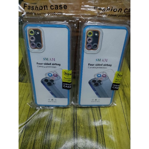 Softcase Samsung A31 Silikon Casing Case Bening Transparan Pelindung Pro Camera