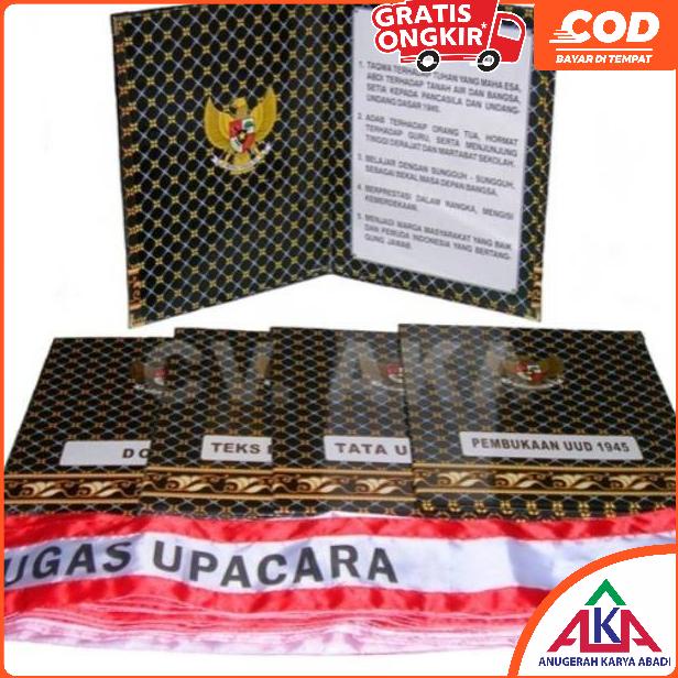 

MAP UPACARA / PERLENGKAPAN UPACARA BATIK (PAKET ISI 5 MAP & 10 SLEMPANG) TERLARISS...,,,,,