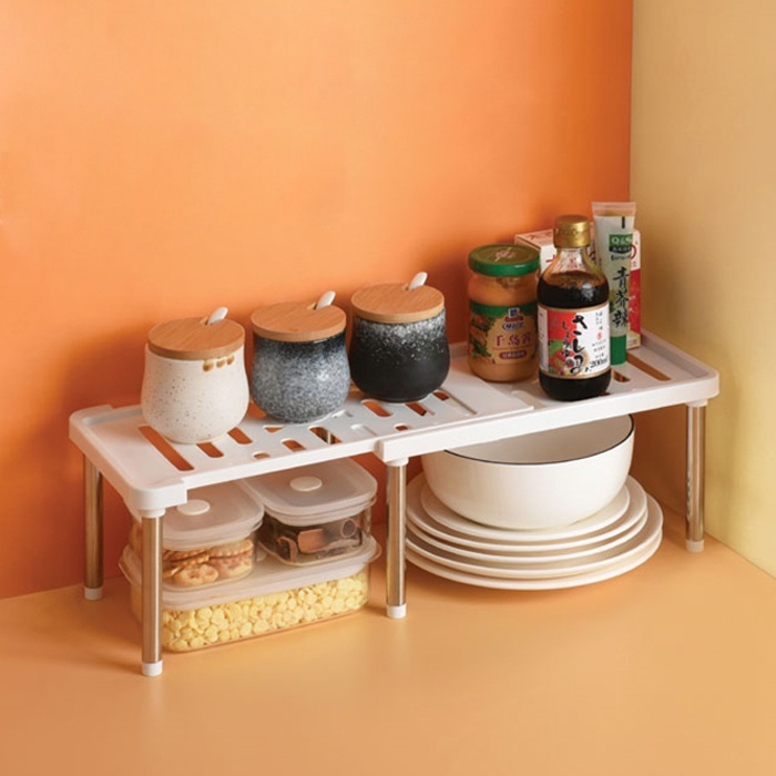 FTS114 Kitchen Spice Rack Bathroom Storage Holders Shoe Rack/ Dapur Serbi Rak Besi Multifungsi tipe ekstensi